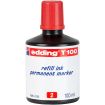 Edding T100 Bote de Recarga para Rotulador Permanente - Capacidad 100ml - Color Rojo