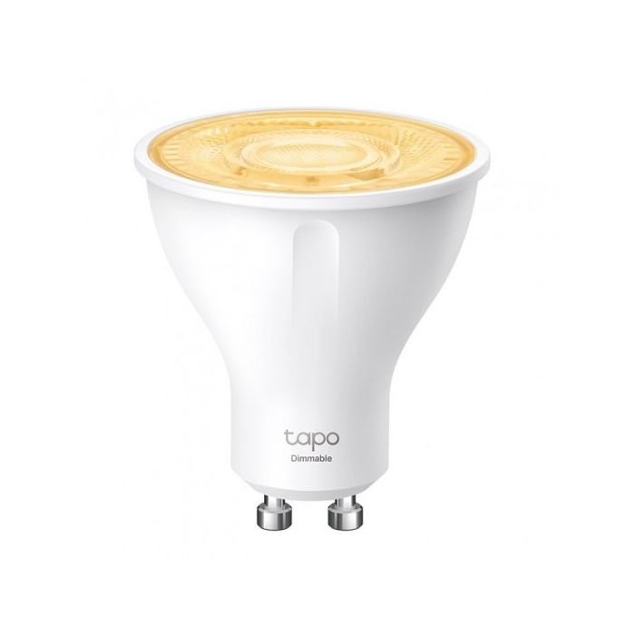 TP-Link Tapo L610 Bombilla Inteligente Wi-Fi Regulable GU10 350lm - Luz Calida 2700K - Control de Voz - Control Remoto - Ahorro de Energia