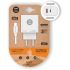 TechOneTech Cargador de Pared GaN PD 3.0 65W - Para Portatiles y Smartphones - Cable USB-C a USB-C 1m