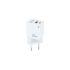 Tooq Cargador de Pared GaN USB-C/PD + USB-A/QC 30W - Color Blanco