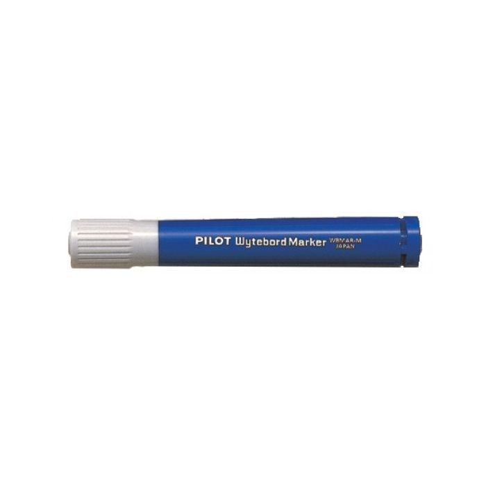 Pilot Rotulador para Pizarra Blanca - Punta Redonda de 4mm - Trazo de 1.8mm - Recargable - Tinta con Base de Alcohol - Borrable en Seco - Color Azul