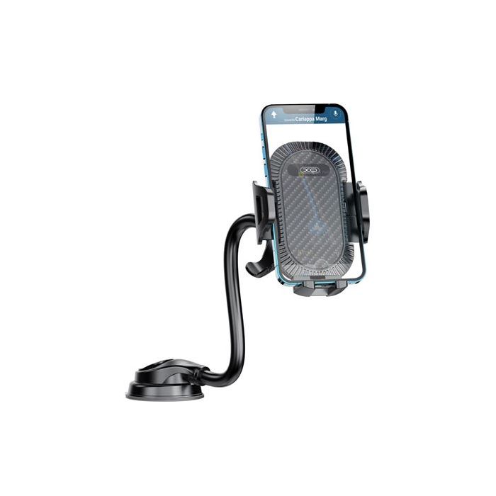 XO C85 Soporte con Ventosa de Coche para Smartphones de 4.7" a 7.2" - Giro 360º - Multitud de Posiciones
