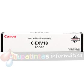 Canon CEXV18 Negro Cartucho de Tóner Original - 0386B002