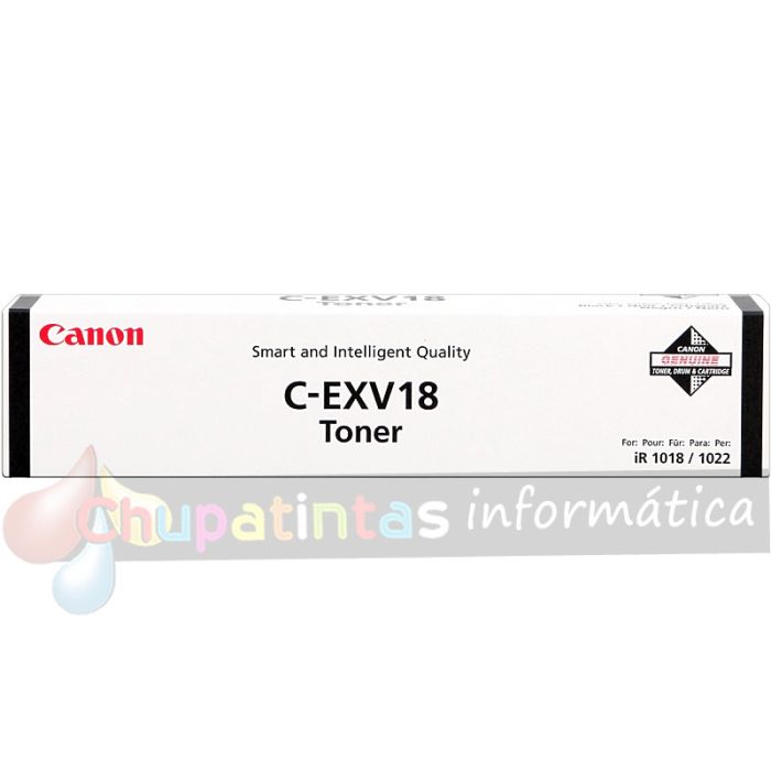 Canon CEXV18 Negro Cartucho de Tóner Original - 0386B002