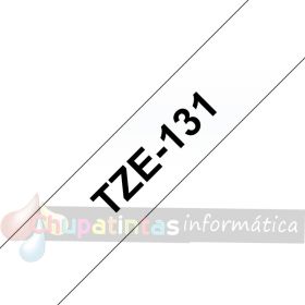 Brother TZe131 Cinta Laminada Original de Etiquetas - Texto negro sobre fondo transparente - Ancho 12mm x 8 metros-3