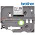 Brother TZe135 Cinta Laminada Original de Etiquetas - Texto blanco sobre fondo transparente - Ancho 12mm x 8 metros-2