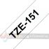 Brother TZe151 Cinta Laminada Original de Etiquetas - Texto negro sobre fondo transparente - Ancho 24mm x 8 metros-3