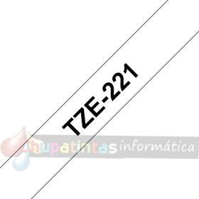 Brother TZe221 Cinta Laminada Original de Etiquetas - Texto negro sobre fondo blanco - Ancho 9mm x 8 metros-3