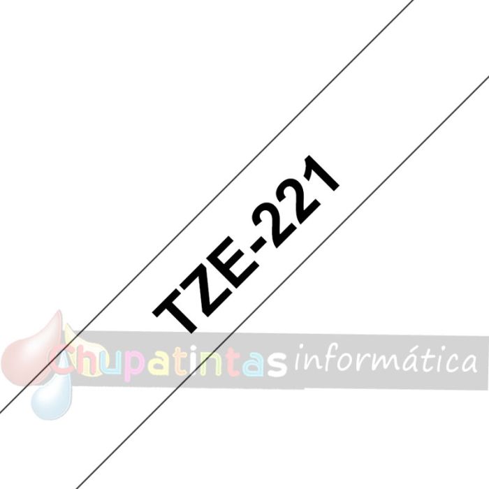 Brother TZe221 Cinta Laminada Original de Etiquetas - Texto negro sobre fondo blanco - Ancho 9mm x 8 metros-3