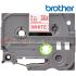 Brother TZe222 Cinta Laminada Original de Etiquetas - Texto rojo sobre fondo blanco - Ancho 9mm x 8 metros-2
