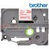 Brother TZe232 Cinta Laminada Original de Etiquetas - Texto rojo sobre fondo blanco - Ancho 12mm x 8 metros-2