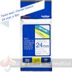 Brother TZe253 Cinta Laminada Original de Etiquetas - Texto azul sobre fondo blanco - Ancho 24mm x 8 metros
