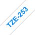 Brother TZe253 Cinta Laminada Original de Etiquetas - Texto azul sobre fondo blanco - Ancho 24mm x 8 metros-3