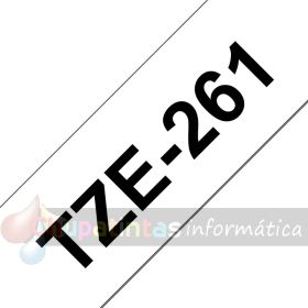 Brother TZe261 Cinta Laminada Original de Etiquetas - Texto negro sobre fondo blanco - Ancho 36mm x 8 metros-3