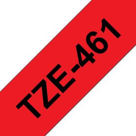 Brother TZe461 Cinta Laminada Original de Etiquetas - Texto negro sobre fondo rojo - Ancho 36mm x 8 metros-3