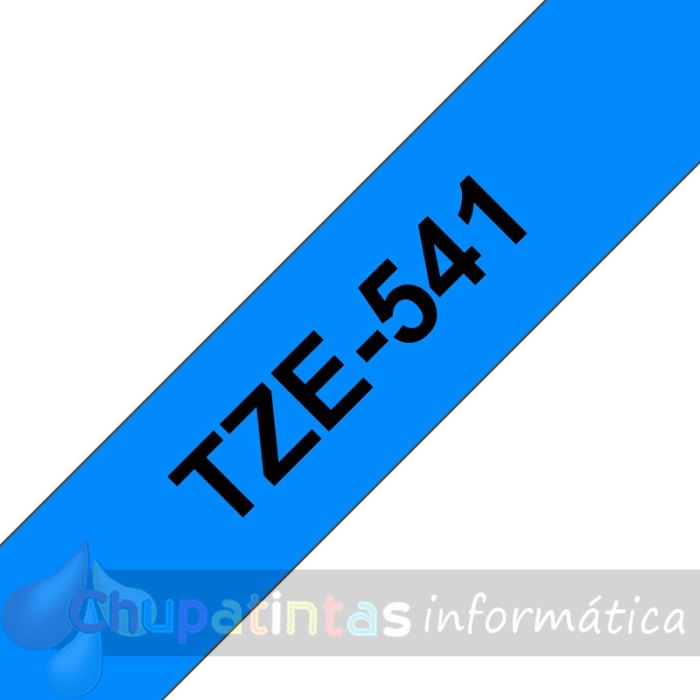 Brother TZe541 Cinta Laminada Original de Etiquetas - Texto negro sobre fondo azul - Ancho 18mm x 8 metros-3