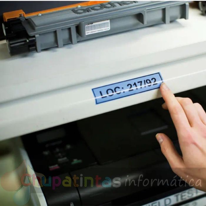 Brother TZe551 Cinta Laminada Original de Etiquetas - Texto negro sobre fondo azul - Ancho 24mm x 8 metros-4