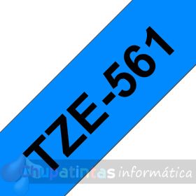 Brother TZe561 Cinta Laminada Original de Etiquetas - Texto negro sobre fondo azul - Ancho 36mm x 8 metros-3