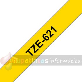 Brother TZe621 Cinta Laminada Original de Etiquetas - Texto negro sobre fondo amarillo - Ancho 9mm x 8 metros-3