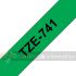 Brother TZe741 Cinta Laminada Original de Etiquetas - Texto negro sobre fondo verde - Ancho 18mm x 8 metros-3