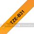 Brother TZeB31 Cinta Laminada Fluorescente Original de Etiquetas - Texto negro sobre fondo naranja - Ancho 12mm x 5 metros-3