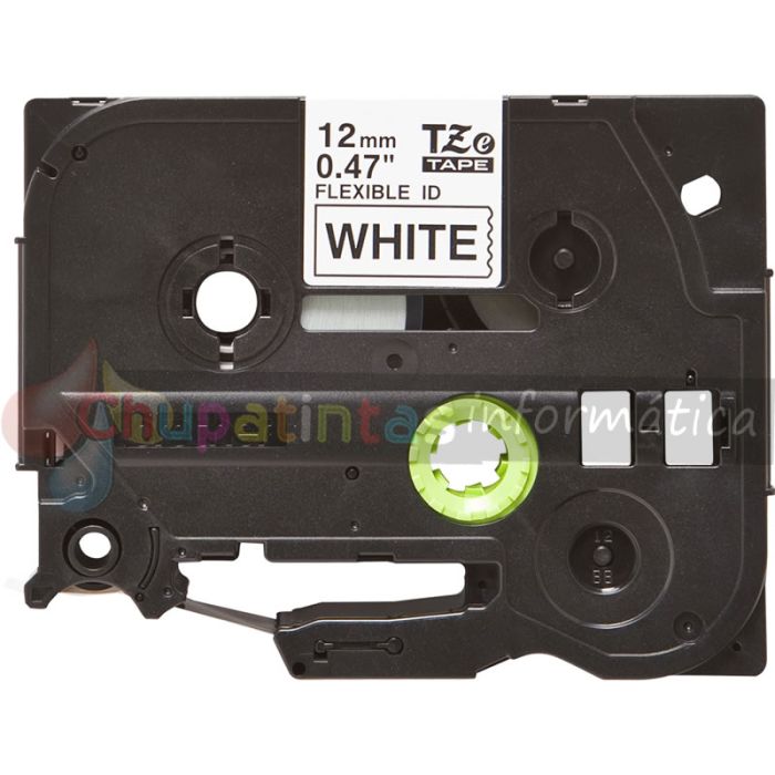 Brother TZeFX231 Cinta Laminada Flexible Original de Etiquetas - Texto negro sobre fondo blanco - Ancho 12mm x 8 metros-2