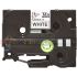 Brother TZeFX241 Cinta Laminada Flexible Original de Etiquetas - Texto negro sobre fondo blanco - Ancho 18mm x 8 metros-2
