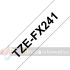 Brother TZeFX241 Cinta Laminada Flexible Original de Etiquetas - Texto negro sobre fondo blanco - Ancho 18mm x 8 metros-3