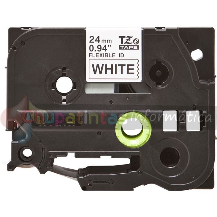 Brother TZeFX251 Cinta Laminada Flexible Original de Etiquetas - Texto negro sobre fondo blanco - Ancho 24mm x 8 metros-2