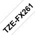 Brother TZeFX261 Cinta Laminada Flexible Original de Etiquetas - Texto negro sobre fondo blanco - Ancho 36mm x 8 metros-3