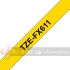 Brother TZeFX611 Cinta Laminada Flexible Original de Etiquetas - Texto negro sobre fondo amarillo - Ancho 6mm x 8 metros-3