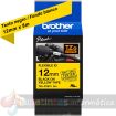 Brother TZeFX631 Cinta Laminada Flexible Original de Etiquetas - Texto negro sobre fondo amarillo - Ancho 12mm x 8 metros