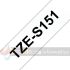 Brother TZeS151 Cinta Laminada Super Adhesiva Original de Etiquetas - Texto negro fondo transparente - 24mm x 8m-3