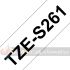 Brother TZeS251 Cinta Laminada Super Adhesiva Original de Etiquetas - Texto negro sobre fondo blanco - Ancho 24mm x 8 metros-3