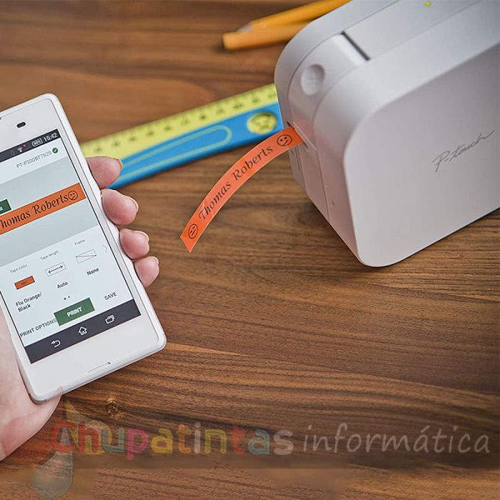 Brother PT-P300BT Cube Rotuladora Electrónica Portátil Bluetooth-4