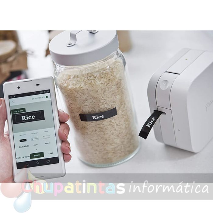 Brother PT-P300BT Cube Rotuladora Electrónica Portátil Bluetooth-5