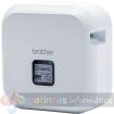 Brother PT-P710BTH Cube Rotuladora Electronica Portatil Bluetooth USB - Resolucion 180ppp - Velocidad 20mms - Bateria Recargable - Color Blanco