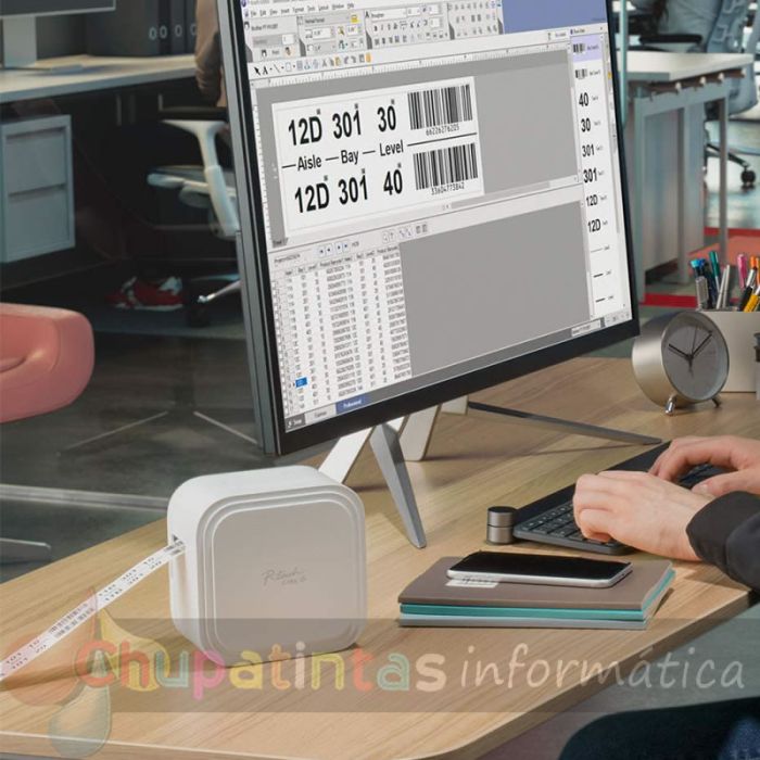 Brother PT-P910BT Cube Rotuladora Electrónica Portátil Bluetooth-6