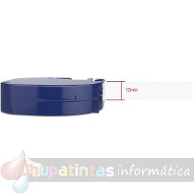 Dymo LetraTag S0721530 Cinta de Etiquetas Genérica para Rotuladora - Texto negro-fondo transparente - 12mm x 4 metros (12267)-3