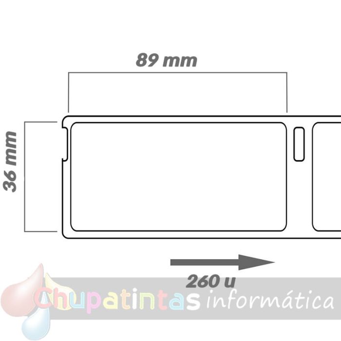 Dymo Labelwriter 99012 etiquetas genéricas de dirección grandes 36x89mm autoadhesivas s0722400 blancas-5