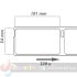 Dymo Labelwriter 99014 etiquetas envíos genéricas de papel térmico s0722430 blanca-5