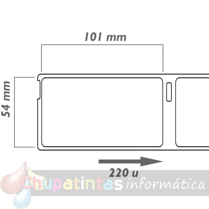 Dymo Labelwriter 99014 etiquetas envíos genéricas de papel térmico s0722430 blanca-5