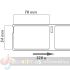 Dymo Labelwriter 99015 etiquetas multipropósito genéricas de papel térmico s0722440 blanca-5