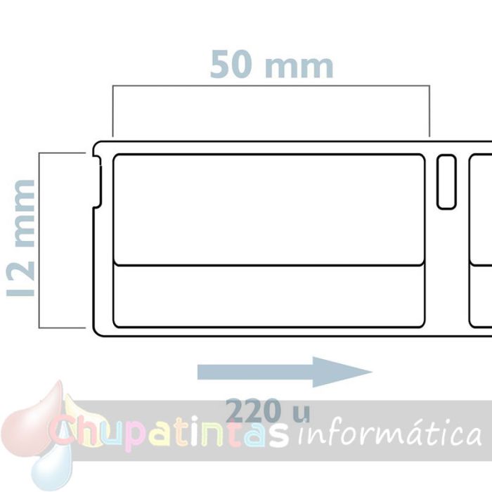 Dymo Labelwriter 99017 Etiquetas para Carpetas de Papel Térmico s0722460 Blanco-6