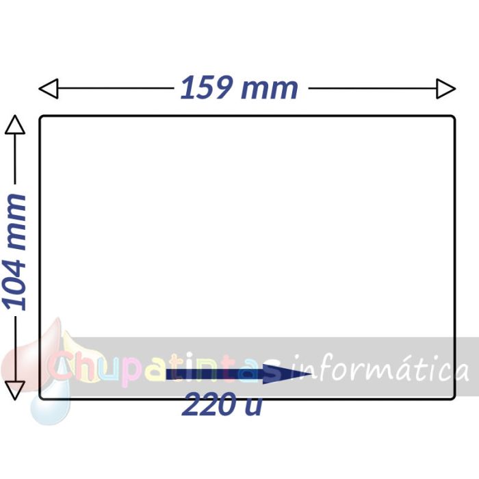 Dymo S0904980 104mm x 159mm 220 Etiquetas Térmicas Blancas Genéricas-4