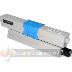 OKI C310/C510/MC351/MC361 Negro Cartucho de Tóner Genérico - Reemplaza 44469803