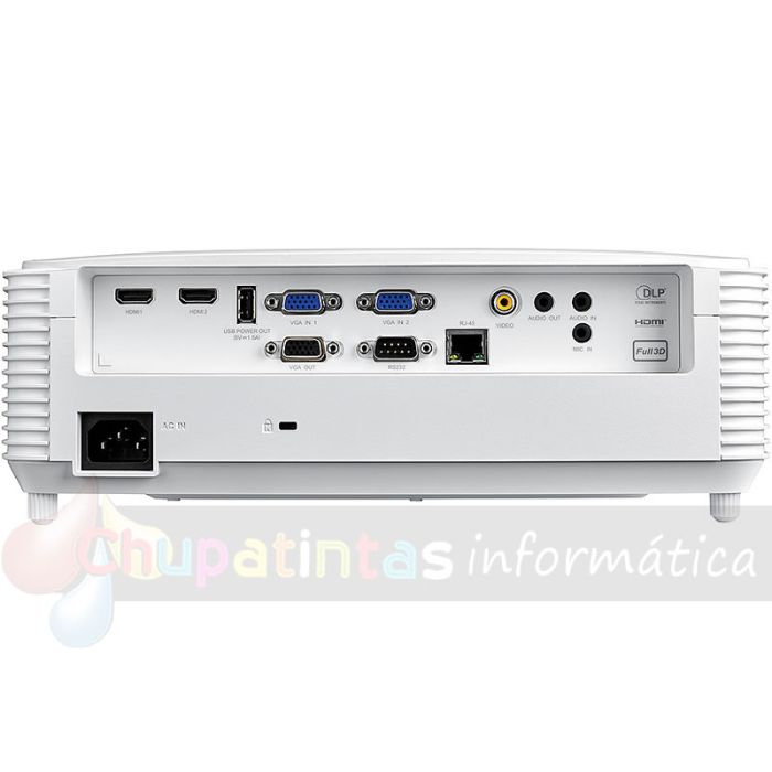 Optoma W319ST Proyector ANSI DLP WXGA - Altavoz 10w - HDMI, VGA, USB, RS232, RJ45 - 4000 Lúmenes-5