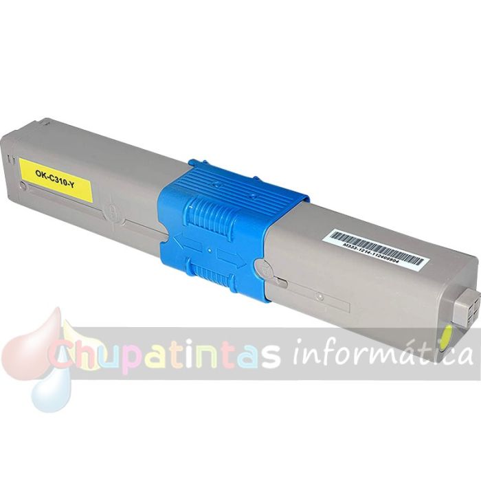 OKI C310/C510/MC351/MC361 Amarillo Cartucho de Tóner Genérico - Reemplaza 44469704