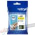 Brother LC421 Amarillo Cartucho de Tinta Original - LC421Y-2