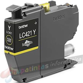 Brother LC421 Amarillo Cartucho de Tinta Original - LC421Y-3